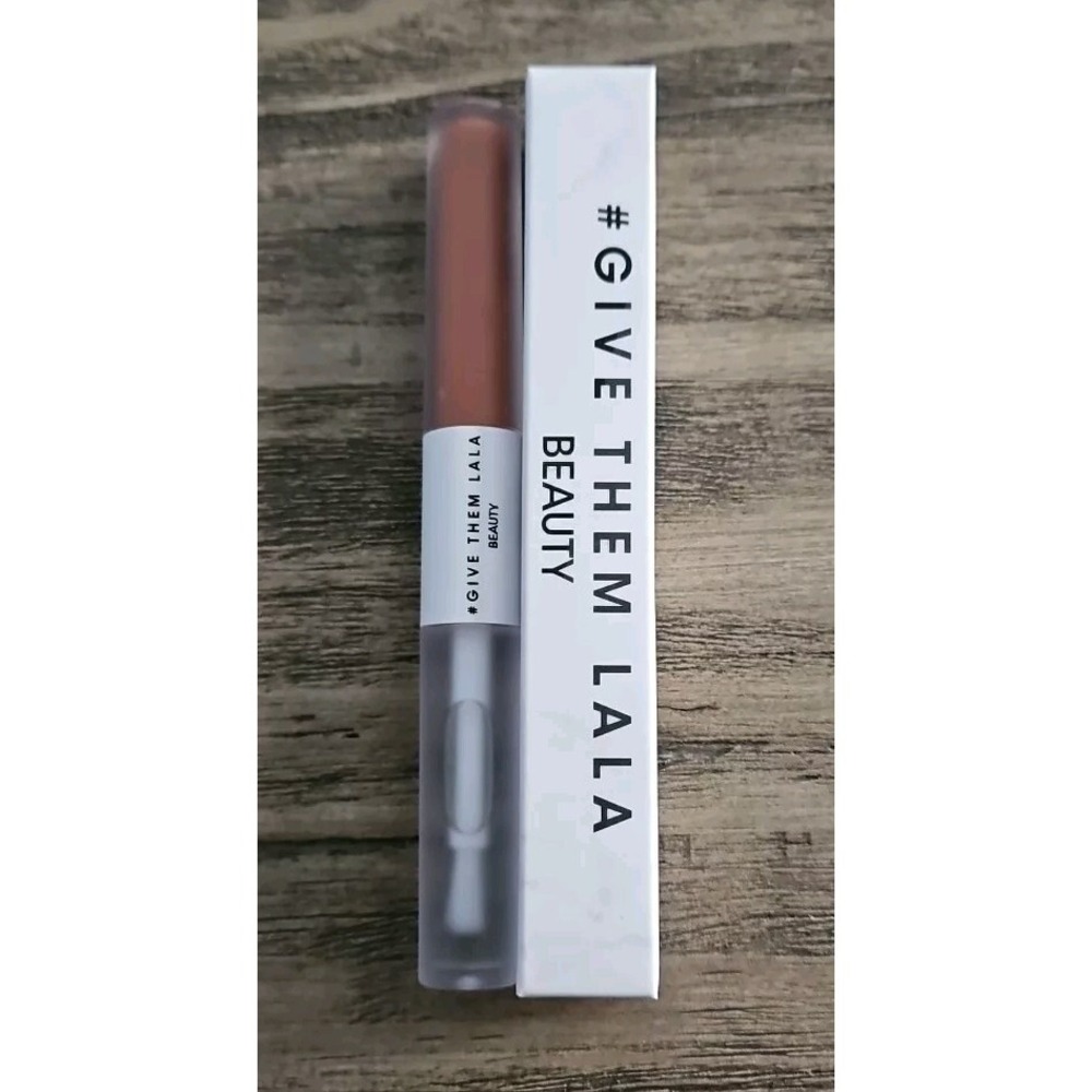 Give Them Lala Beauty Double Dual Ended Lip Duo, Birthday Suit, 5.2ml